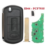 LAND ROVER Flip Car key 315/433Mhz No/ID44/ID46 Chip (No logo/With logo)